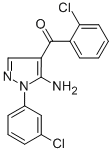(5-AMINO-1-(3-CHLOROPHENYL)-1H-PYRAZOL-4-YL)(2-CHLOROPHENYL)METHANONE CAS#: 618091-54-6