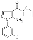 (5-AMINO-1-(3-CHLOROPHENYL)-1H-PYRAZOL-4-YL)(FURAN-2-YL)METHANONE CAS#: 618091-66-0