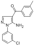 (5-AMINO-1-(3-CHLOROPHENYL)-1H-PYRAZOL-4-YL)(M-TOLYL)METHANONE CAS#: 618091-58-0