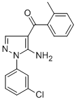 (5-AMINO-1-(3-CHLOROPHENYL)-1H-PYRAZOL-4-YL)(O-TOLYL)METHANONE CAS#: 618091-56-8
