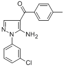 (5-AMINO-1-(3-CHLOROPHENYL)-1H-PYRAZOL-4-YL)(P-TOLYL)METHANONE CAS#: 618091-46-6