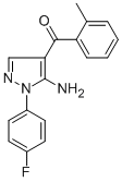 (5-AMINO-1-(4-FLUOROPHENYL)-1H-PYRAZOL-4-YL)(O-TOLYL)METHANONE CAS#: 618091-44-4