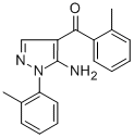 (5-AMINO-1-O-TOLYL-1H-PYRAZOL-4-YL)(O-TOLYL)METHANONE CAS#: 618091-75-1