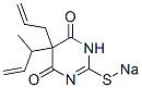 5-Allyl-5-(1-methylallyl)-2-sodiothio-4,6(1H,5H)-pyrimidinedione CAS#: 66941-77-3