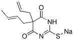 5-Allyl-5-(2-butenyl)-2-sodiothio-4,6(1H,5H)-pyrimidinedione CAS#: 66941-49-9