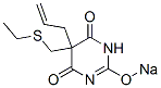 5-Allyl-5-(ethylthiomethyl)-2-sodiooxy-4,6(1H,5H)-pyrimidinedione CAS#: 66941-71-7