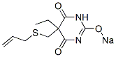 5-(Allylthiomethyl)-5-ethyl-2-sodiooxy-4,6(1H,5H)-pyrimidinedione CAS#: 66941-91-1