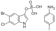 5-BROMO-6-CHLORO-3-INDOLYL PHOSPHATE P-TOLUIDINE SALT CAS#: 6769-80-8