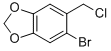 5-BROMO-6-(CHLOROMETHYL)-1,3-BENZODIOXOLE CAS#: 64603-67-4