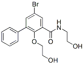 5-Bromo-2-(2-hydroxyethoxy)-N-(2-hydroxyethyl)-3-phenylbenzamide CAS#: 63887-01-4