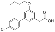 5-Butoksy-4'-chloro-3-kwas bifenylooctowy Nr CAS: 61888-62-8