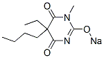 5-Butyl-5-ethyl-1-methyl-2-sodiooxy-4,6(1H,5H)-pyrimidinedione CAS#: 64058-00-0