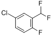 5-CHLORO-2-FLUORO-1-(DIFLUOROMETHYL)BENZENE CAS#: 63878-72-8