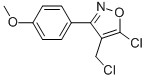 5-CHLORO-4-(CHLOROMETHYL)-3-(4-METHOXYPHENYL)ISOXAZOLE CAS#: 65927-01-7
