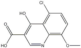 5-Chloro-4-hydroxy-8-methoxyquinoline-3-carboxylic acid CAS#: 641993-16-0