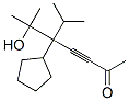 5-Cyclopentyl-6-hydroxy-6-methyl-5-isopropyl-3-heptyn-2-one CAS#: 63922-46-3