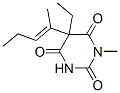 5-Ethyl-1-methyl-5-(1-methyl-1-butenyl)-2,4,6(1H,3H,5H)-pyrimidinetrione CAS#: 66968-86-3
