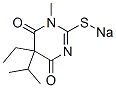5-Ethyl-1-methyl-5-(1-methylethyl)-2-sodiothio-4,6(1H,5H)-pyrimidinedione CAS#: 64038-17-1