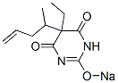 5-Ethyl-5-(1-methyl-3-butenyl)-2-sodiooxy-4,6(1H,5H)-pyrimidinedione CAS#: 64038-19-3