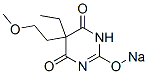 5-Ethyl-5-(2-methoxyethyl)-2-sodiooxy-4,6(1H,5H)-pyrimidinedione CAS#: 66968-67-0
