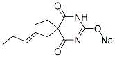 5-Ethyl-5-(2-pentenyl)-2-sodiooxy-4,6(1H,5H)-pyrimidinedione CAS#: 64038-21-7