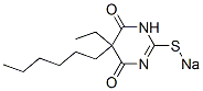 5-Ethyl-5-hexyl-2-sodiothio-4,6(1H,5H)-pyrimidinedione CAS#: 64038-10-4