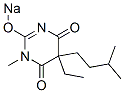 5-Ethyl-5-isopentyl-1-methyl-2-sodiooxy-4,6(1H,5H)-pyrimidinedione CAS#: 64038-15-9