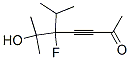 5-Fluoro-6-hydroxy-6-methyl-5-isopropyl-3-heptyn-2-one CAS#: 63922-62-3