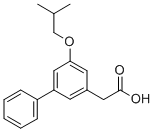 5-İzobutoksi-3-bifenilasetik asit CAS #: 61888-58-2