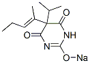 5-Isopropyl-5-(1-methyl-1-butenyl)-2-sodiooxy-4,6(1H,5H)-pyrimidinedione CAS#: 64038-29-5