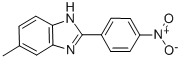 5-METHYL-2-(4-NITRO-PHENYL)-1H-BENZOIMIDAZOLE CAS#: 69570-93-0