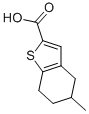 5-METHYL-4,5,6,7-TETRAHYDRO-1-BENZOTHIOPHENE-2-CARBOXYLIC ACID CAS#: 588698-05-9
