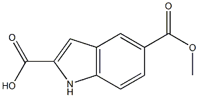 5-(Methoxycarbonyl)-1H-indole-2-carboxylicacid CAS#: 681288-76-6