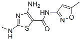 5-Thiazolecarboxamide,4-amino-2-(methylamino)-N-(5-methyl-3-isoxazolyl)- CAS#: 664999-78-4
