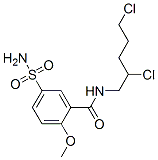 5-(aminosulphonyl)-N-(2,5-dichloropentyl)-2-methoxybenzamide CAS#: 67833-50-5