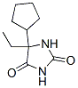 5-cyclopentyl-5-ethyl-imidazolidine-2,4-dione CAS#: 6969-84-2