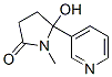 5-hydroxy-1-methyl-5-pyridin-3-yl-pyrrolidin-2-one CAS#: 61192-50-5