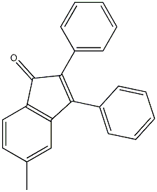 5-methyl-2,3-diphenyl-1H-inden-1-one CAS#: 65908-32-9