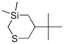 5-tert-Butyl-3,3-dimethyl-1-thia-3-silacyclohexane CAS#: 61676-34-4