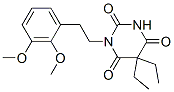 5,5-Diethyl-1-(2,3-dimethoxyphenethyl)barbituric acid CAS#: 66940-77-0