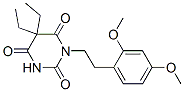 5,5-Diethyl-1-(2,4-dimethoxyphenethyl)barbituric acid CAS#: 66940-78-1