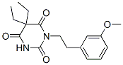 5,5-Diethyl-1-(3-methoxyphenethyl)barbituric acid CAS#: 66940-90-7