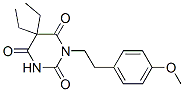5,5-Diethyl-1-(4-methoxyphenethyl)barbituric acid CAS#: 66940-91-8