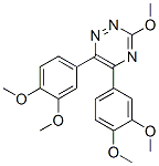 5,6-Bis(3,4-dimethoxyphenyl)-3-methoxy-1,2,4-triazine CAS#: 69467-20-5