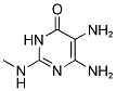 5,6-DIAMINO-2-(METHYLAMINO)PYRIMIDIN-4(3H)-ONE CAS#: 61693-25-2