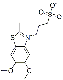 5,6-Dimethoxy-2-methyl-3-(3-sulfonatopropyl)benzothiazol-3-ium CAS#: 63148-95-8