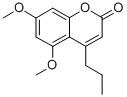 5,7-DIMETHOXY-4-PROPYL-CHROMEN-2-ONE CAS#: 66346-55-2
