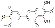 5,7-Dihydroxy-6-methoxy-2-(3,4,5-trimethoxyphenyl)-4H-1-benzopyran-4-one CAS#: 68710-17-8