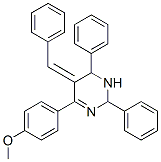 (5Z)-5-benzylidene-4-(4-methoxyphenyl)-2,6-diphenyl-2,6-dihydro-1H-pyr imidine CAS#: 64968-39-4
