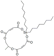(5Z,13Z)-9-Methyl-2,2-dioctyl-1,3,8,11-tetraoxa-2-stannacyclopentadeca-5,13-diene-4,7,12,15-tetrone CAS#: 69226-45-5